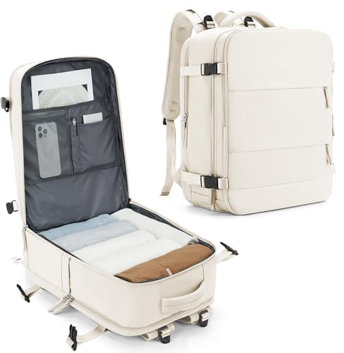 SZLX Handgepäck Rucksack Easyjet Handgepäck 45x36x20 Laptop Rucksack mit Schuhfach für Herren Damen