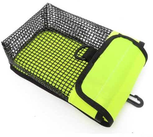 ZYNCUE 1 Packung Tauchtasche, Sicherheitsoberflächenmarkierungsboje Netztasche (A gelb), 2090903147