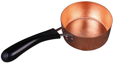 Sharplace Milchtopf, Stielkasserolle, Kochgeschirr zum Butterschmelzen mit rutschfestem Griff, kleines Kochgeschirr, Stielkasserolle, Kupfertopf für den