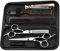 Lot de ciseaux de coiffeur professionnels avec sac de rangement, ciseaux à effiler et ciseaux à effiler, multifonctionnels pour plus de précision