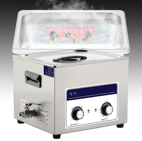 6.5L-15L Ultrasonic Cleaner, Minimalist-Style Household Heated Cleaning Machine - Glasses/Jewelry Cleaning Tool, Toothbrush Cleaning Instrument,15L