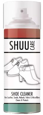 SDMAX Shoe & Boot Cleaner Spray, Cleans & Protects Leather, Suede, Nubuck, Fabric, Durable & Long-Lasting, Easy To Use, Lightweight & Portable, Multi-Purpose, 250ml