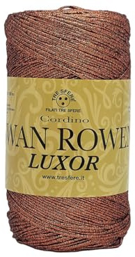 CORDINO SWAN ROWEN LUXOR 50% COTONE RICICLATO 50% LUXOR, 200GR - 200MT (BRONZO)