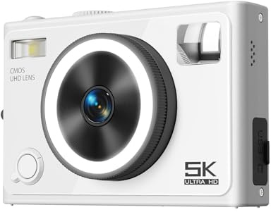 64MP 5K Fotocamera Digitale Con Bellezza Anteriore E Posteriore Doppio Obiettivo Per Vlog Fotografia di Viaggio Bambini Adulti Regalo Fotocamera Schermo IPS