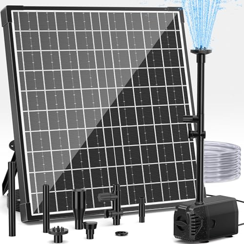 Fuente solar de 25 W para exteriores, 1200 l/h, bomba para estanque con filtro, 4 boquillas de 2 m, cable de 5 m, juego de agua, bomba para jardín, cascada, piscina