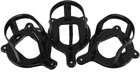 BESTonZON 3 Stück Schwerer Trensenhalter aus Metall mit Schrauben Robuste Pferdezaumhalter für Stall und Scheune Platzsparende Wandhaken für Zaumzeug und Halfter Witterungsbeständig und