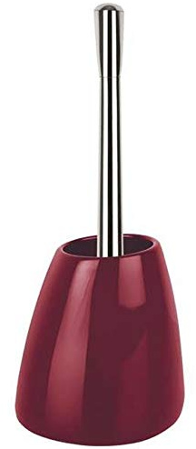 Spirella Etna WC Bürste Toilettenbürste in Steinoptik aus Polyresin 17x13x19cm Rot