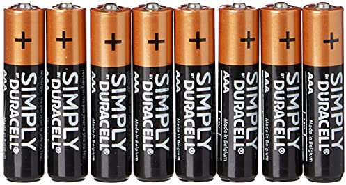 Duracell Simply AAA Batteries (Pack of 8)