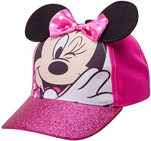 Disney Mädchen Minnie Mouse Charakter Baumwolle Baseball Cap Kleinkind-Mädchen - Alter 2-4 - 51CM Rosa