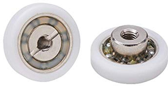 Ricambi & Box Doccia Cuscinetti Ruote per Box Doccia, Diametro 19 mm, Set 2 Pezzi EC-3307