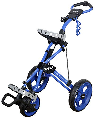 Rovic RV3J Carro de golf junior, azul