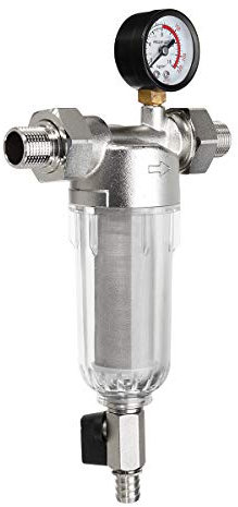 TuToy Prefiltro De 1 '' A 1/2 '' Central Toda La Casa Purificador De Agua De Flujo Grande Descalcificación Agua Del Grifo Purificador De Agua Para El Hogar Hidratación Beber