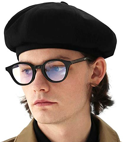 UNDERCONTROL Französischer Künstler, lässig, Verstellbarer Riemen, Militär-Baumwolle, klassischer Maler, Größenanpassung, Baskenmütze, Unisex