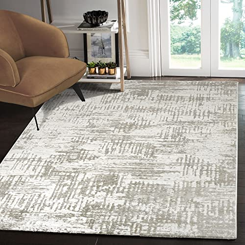 SANAT Teppiche für Wohnzimmer - Harmony - Kurzflor Teppich, Geeignet für Flur, Esszimmer, Schlafzimmer, Küche und Kinderzimmer Öko-Tex 100 Zertifizier - Sanft-Beige, 200X280 cm
