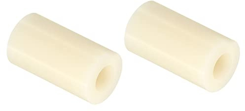 PATIKIL Redonda Espaciadora Arandela, 24 Paquete Nylon 5.3mm ID x 11mm OD x 20mm L para M5 Tornillos Bloque 3D Impresora TV Pared Montaje Eléctrica Toma, Beige