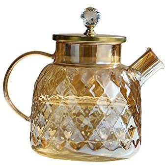 AAGAZA Bouilloire Froide De Grande Capacité, Poignée Ergonomique Pot À Eau Théière À Thé Glacé Bouilloires Théière Kung Fu Théière for Ménage Cuisine Restaurant, 1000ml / 195 (Color : 1500ml)