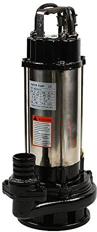 Pompa sommersa per acque reflue, in acciaio inox, 220 V, 1500 W, 36000 l/h, portata massima 72'