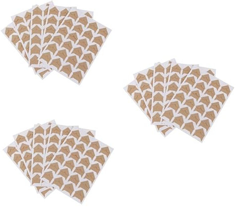 EXCEART 3 Sets Aufkleber Fotoecken Selbstklebendes Kraftpapier Für Die Montage Von Fotoalben 10 Blatt * 3