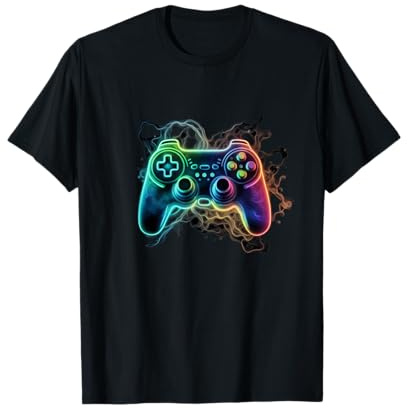 Cooles Zocker Gaming E-Sport Geschenk Gamer Outfit Videospiele Video Game Controller Shock Lightning Bolt Gamer T-Shirt