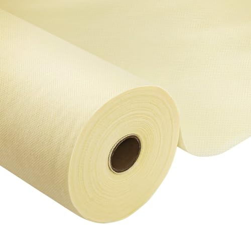 HiBeauty PRO Tischdeckenrolle Einweg, Beige, 1.18x25m, Tischdecke