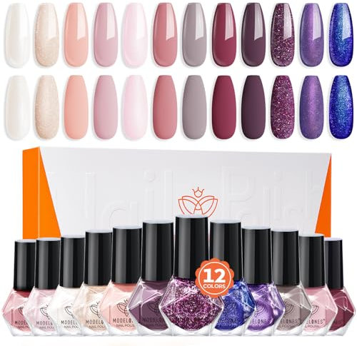 modelones Smalto per unghie ad Asciugatura Rapida per Nail Art 12 Pcs 01