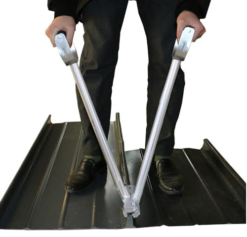 GELANZIWA Heavy Duty Hand Seamers, Sheet Metal Tools Hand Seamers,Metal Bending Pliers for Bending and Seaming Metal Edge (475)