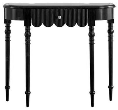 Tavolo da consolle in legno massello vintage, tavolo da ingresso a mezzaluna for ingresso, tavolo da divano semicircolare industriale da 39,37 pollici, tavolo decorativo in legno for soggiorno, corrid