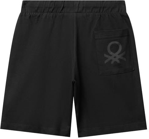 United Colors of Benetton Bermuda, Negro, 140 cm