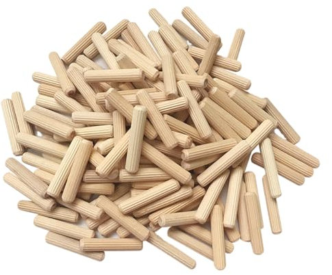 FSSTUD 200 mini tasselli in legno da 6 x 30 mm, per armadietti, cassetti, tasselli per lavori artigianali, per mobili in legno duro, per falegnami