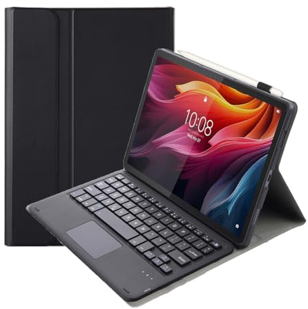leleyo Étui clavier pour Lenovo Tab K11 Plus TB352FU 11,45 Étui pour pavé tactile avec clavier magnétique avec amovible sans fil pour Lenovo Tab K11 Plus 11,45 2024, noir