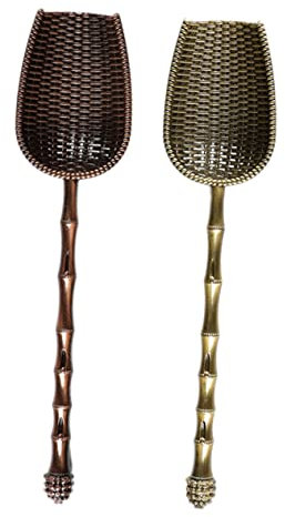 DECHOUS 2stücke Metall Teelöffel Mit Langem Griff Und Sieb-design Für Tee Stilvolle Und Praktische Teelöffel Für Gongfu-tee Für Teeliebhaber
