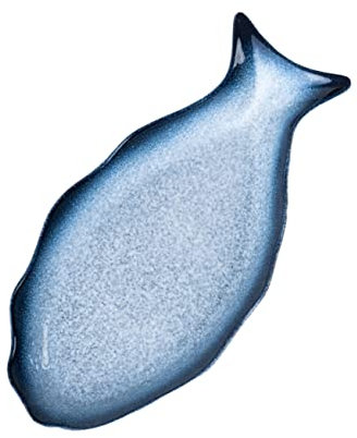 ABOOFAN Piatto Per Pesce Al Vapore in Ceramica Contenitore Per Pesce Creativo Per Ristoranti e Case