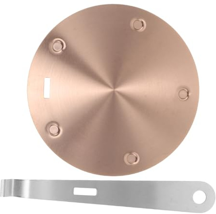 Placa Difusora de Inducción de Acero Inoxidable 16cm | Adaptador Térmico para Cocinas de Inducción, Uso Pequeños Electrodomésticos y Teteras