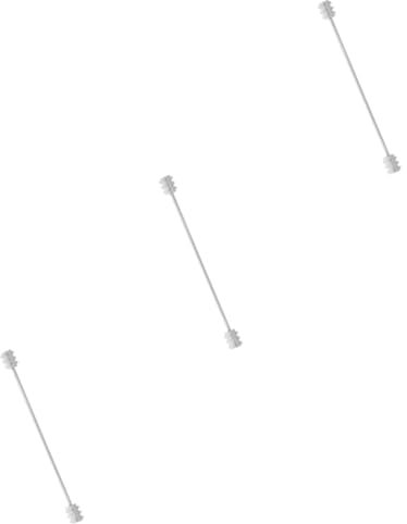 Healvian 3stücke Tie Pin Für Herren Minimalistischer Krawattenhalter Mit Spiralverschluss Geeignet Für Formelle Und Anlässe Silberne Kragennadel Für Eleganten Look