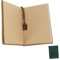 Artibetter Libro mayor de mano retro diario para Colega Cuadernos forrado pequeño cuaderno Computadora portátil álbum de recortes vintage cuaderno de viaje papel kraft Green