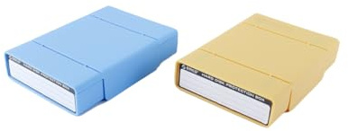 Gorise Scatola Portaoggetti Per HDD Da 2 Pezzi, Custodia Per Disco Rigido, Custodia Protettiva Per Unità, Borsa Resistente Alla Polvere, Supporto SSD 16,2x11,73x3,69 Pollici