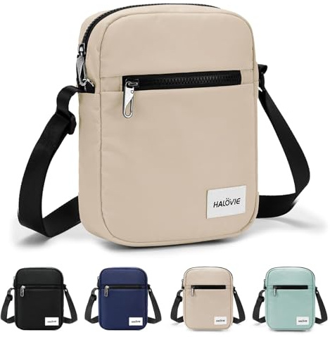 HALOVIE IHIKER3 Unisex Anti-Diebstahl Mini-Umhängetasche | Kleine Schultertasche, Crossbody & Messenger für Reisen, Flugreisen und Festivals