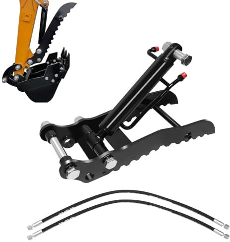 Hydraulischer Daumenaufsatz für Minibagger, robustes Hebewerkzeug für Holzscheite, Felsen und Schmutz, verbessert die Vielseitigkeit der Maschine