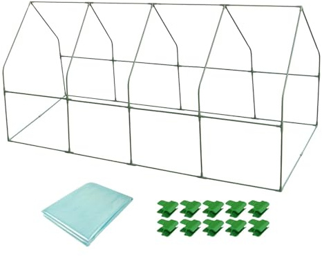 MagiDeal Mini Serre de Jardin, Serre pour Plantes, Chaude pour Plantes, pour intérieur, Jardin, extérieur, 80cmx200cm