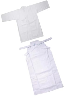 DimyFew Kendo Uniform Set Men Mujeres Mujeres Dobok Ninjas Appare El Tradicional de Samurai, y, 175cm
