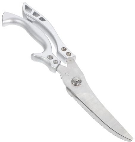 SHINEOFI Forbici da Cucina in Acciaio Inox per Pollame e Carne Cesoie Multifunzione per Ossa di Pollo e Pesce Utensile da Cucina Robusto per Uso Domestico Ristorante e Hotel