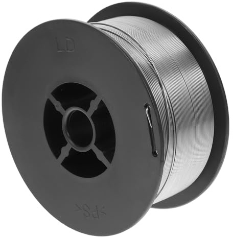 Gasloser Mig 1 Kg aus Schweißdraht 0, 8mm Kohlenstoffstahl | Walzenfüller, Silber, Selbstgeschirmt, für Fertigung und Konstruktionsarbeiten