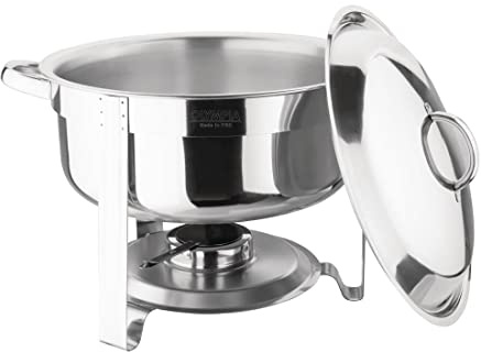 Olympia Vienna Stövchen-Set 330 x 420 x 345 mm, 18/8 Edelstahl, Speisewärmer