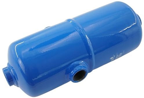 Fittingstore - Druckluftbehälter für den stationären Einsatz Stahl Kessel Druckluft (Inhalt: 1,00 Ltr, Ausführung: 4 Anschlüsse)