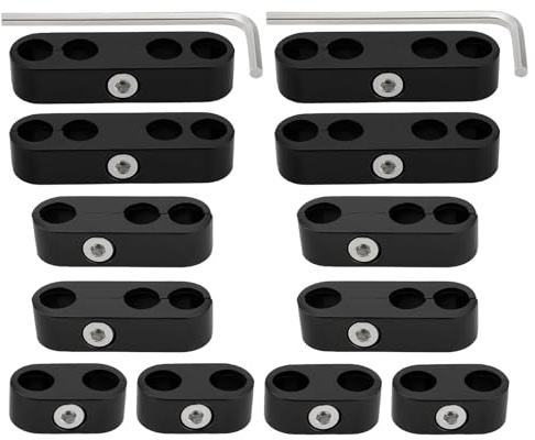 The Lord of the Tools 12 Stück Zündkerzenkabel für 7 MM 8 MM Trenner Auto Zündkabel Trenner Zündkabel Trenner Halter Draht Trenner Teiler Webstühle für Auto