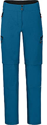 Bergson Vina Zipp-Off | Damen 2in1 Radhose (mit gepolsterter Innenhose) - Funktionelle Damen 2in1 Radhose mit Zipp-Off-Funktion, Normal-/Kurz-/Langgrößen, Supra Stretch 4-Wege-Stretch, inklusive gepo