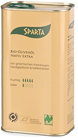 SPARTA Olivenöl erleben – BIO nativ-extra 1 l | Genieße gesunden Geschmack aus Griechenland
