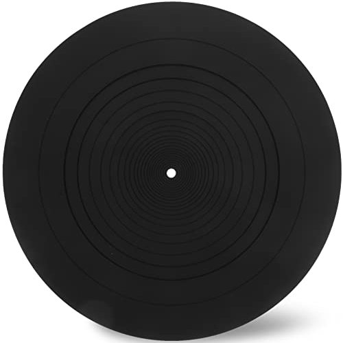 Milisten Vinyl-Schallplatten-Matte aus Silikon, Plattenspieler-Zubehör