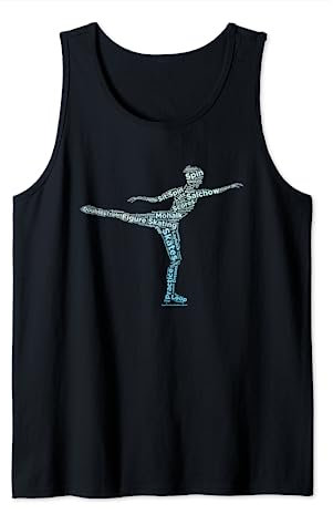 Eiskunstlauf Eis Skate Eiskunstläufer Geschenk Tank Top