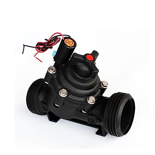 2 Zoll landwirtschaftliches Bewässerungssystem, hydraulischer Rasensprinkler, Gartenbewässerung, Gewächshäuser, Magnetventil (Size : 2, Color : 24VDC)